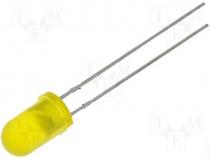 LED 5mm yellow 38 43mcd 40