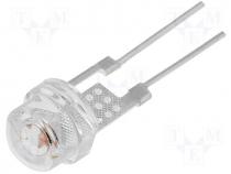 LED 4.8mm pink 750mcd 140