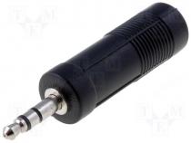 Adaptor Jack plug 3.5 stereo-Jack socket 6.3 stereo