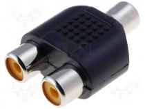 Adaptor Phono socket-2x Phono socket