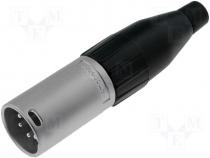 Plug XLR professional male 4pin