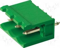 Pluggable terminal block socket male 5.08mm THT ways 3 12A