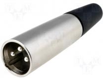 Plug XLR male type II 3P