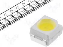 LED SMD 3528 PLCC2 white warm 1300 1600mcd 120°