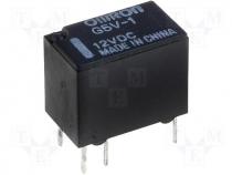 Relay electromagnetic Contacts SPDT Ucoil 12V DC Iswitch 1A