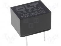 Converter DC/DC 1W Uin 12V DC 0.03ppm/C 100kHz DIL8PIN