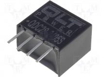 Converter DC/DC 2W Uin 24V DC 30mppm/C 100kHz SIL4PIN 75Vpp