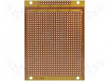 Board universal single sided prototyping board W 72mm L 95mm