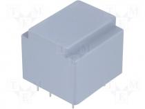 Encapsulated trafo, PCB mount, 0,5VA, 230/9V