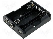 Holder Size AA, R6 Mounting panel mounting Batt.no 3