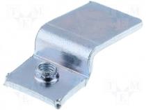 Clamping part for transistors zinc plated steel