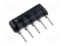 Resistor network X 10k No.of resistors 4 THT 0.125W 2%