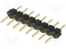 Pin header pin strips male PIN 8 straight 2mm THT 1x8