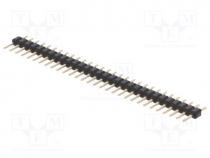 Pin header pin strips male PIN 30 straight 2mm THT 1x30