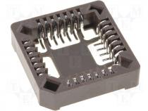 Socket PLCC PIN 28 SMD phosphor bronze tinned 1A