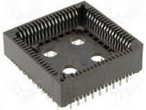 Socket PLCC PIN 68 THT increased contact pressing force