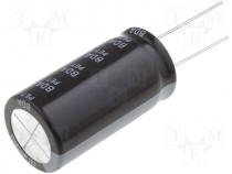 Capacitor electrolytic THT 220uF 200V Ø18x35.5mm Pitch 7.5mm