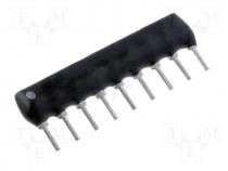 Resistor network X 10kΩ No.of resistors 8 THT 0.125W ±2%