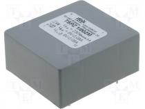 Encapsulated mains transformer, 1VA, 230/115/2x6V