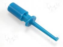 Clip on probe hook type 0.3A 60V DC blue
