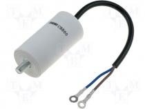 Capacitor motors, run, 2.5uF, 450V, Ø35x65mm, -25....70C, 10%