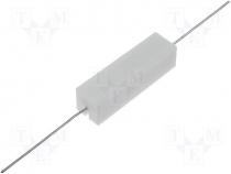 Resistor wire wound ceramic case THT 30 7W 5% 9.5x9.5x35mm