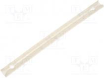 PCB guide, polyamide, natural, L  142mm, UL94V-2, -40....85C