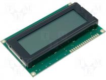 Display LCD alphanumeric STN Positive 20x4 gray 98x60x13.6mm