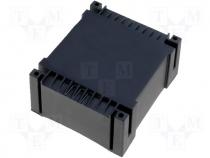 Encapsulated mains transformer, 18VA, 230/115/2x6V