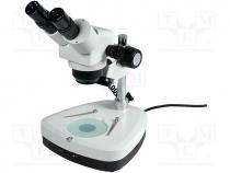 Stereoscopic microscopes, Mag  x10....x40, 4.8kg, Plug  EU, 45