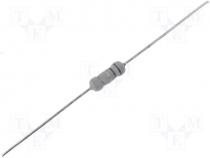 Resistor metal oxide THT 10k 1W 5% Ø4x10mm