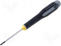 Screwdriver, flat blade 0,4X2,5mm length 152mm