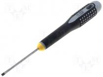 Screwdriver, flat blade 0,5X3mm length 152mm