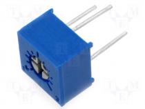 Potentiometer mounting  single turn  horizontal 100kΩ 500mW