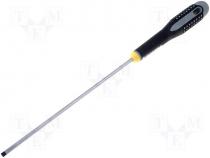 Screwdriver, flat blade 0,8X4mm length 297mm