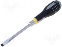 Screwdriver, flat blade 1,2X8mm length 247mm