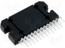 Integrated circuit audio amplifier 45W FLEXIWATT25