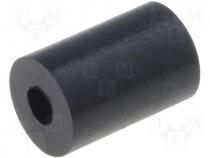 Spacing bushing cylindrical polyamide Spacer leng 6mm D 4mm