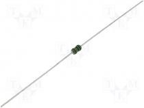 Resistor metal film THT 100kΩ 0.4W ±1% Ø1.9x3.7mm 50ppm/°