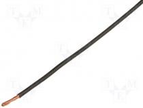 Cable stranded Cu 1.5mm2 silicone black 250V -80....135C