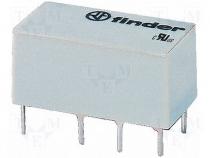 Relay electromagnetic DPDT Ucoil 12VDC 2A/125VAC 2A/30VDC