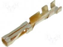 Contact female 22....26AWG AMPMODU MOD II gold plated crimped