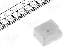 LED SMD 3528,PLCC2 yellow 220mcd 120 3.5x2.8mm