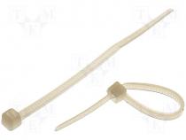 Cable tie 63,7x2,4mm transparent