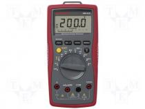 Digital multimeter LCD (3999), with a backlit V DC 1m....600V