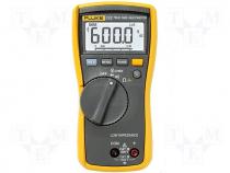 Digital multimeter LCD 3,75 digit (6000) V DC 1m÷6/60/600V