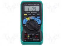 Digital multimeter LCD (3999) 2,5x/s V DC 400m/4/40/400/600V