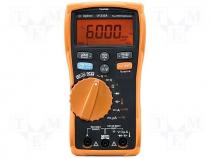 Digital multimeter LCD (6600) V DC 600m/6/60/600V -40....1372C