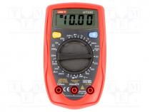 Digital multimeter, LCD, with a backlit, V AC 200/500V