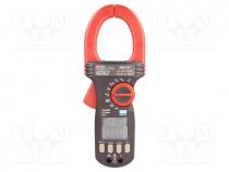 Meter  multifunction, digital,pincers type, Øcable  55mm, LCD